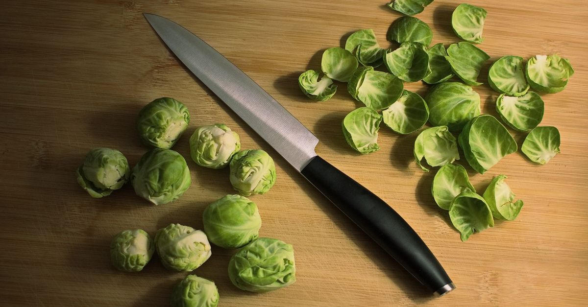 Choux de Bruxelles sur leur tige