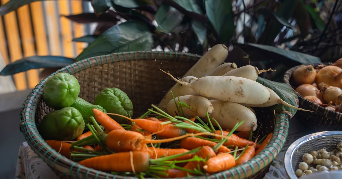 Assortiment de légumes du potager